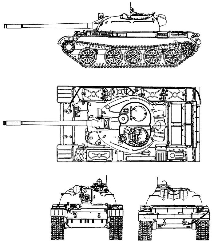 Т 62а чертеж