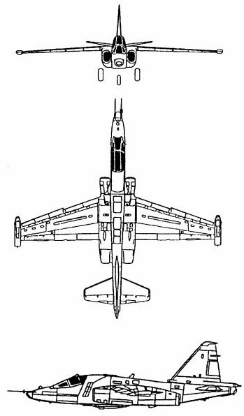 Су 25 штурмовик чертежи