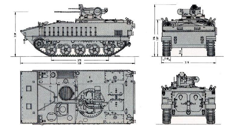 Бмп 3 чертеж