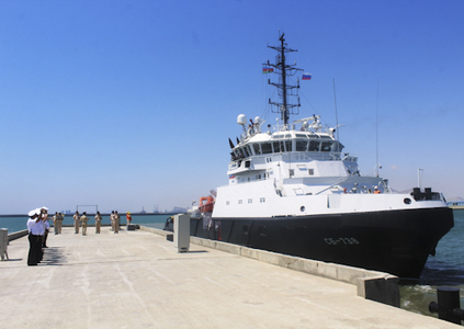 Корабли Каспийской флотилии, участвовавшие в интернациональном состязании 