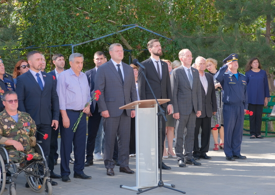 Солдаты ВКС участвовали в мероприятиях по увековечиванию памяти Героя рф

